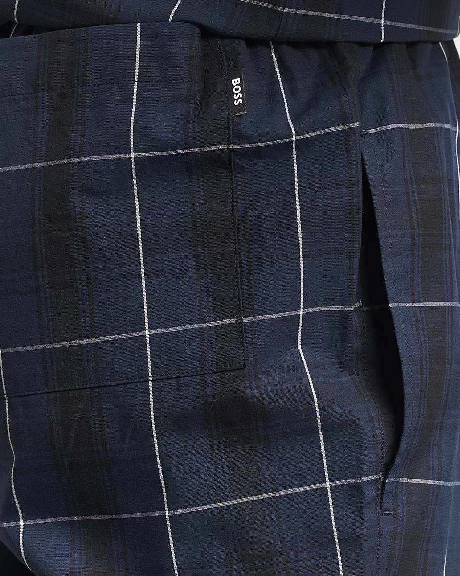Homme | BOSS BLACK Urban Checked Pyjama Set Dark Blue | BOSS BLACK | Urban Checked Pyjama Set Dark Blue