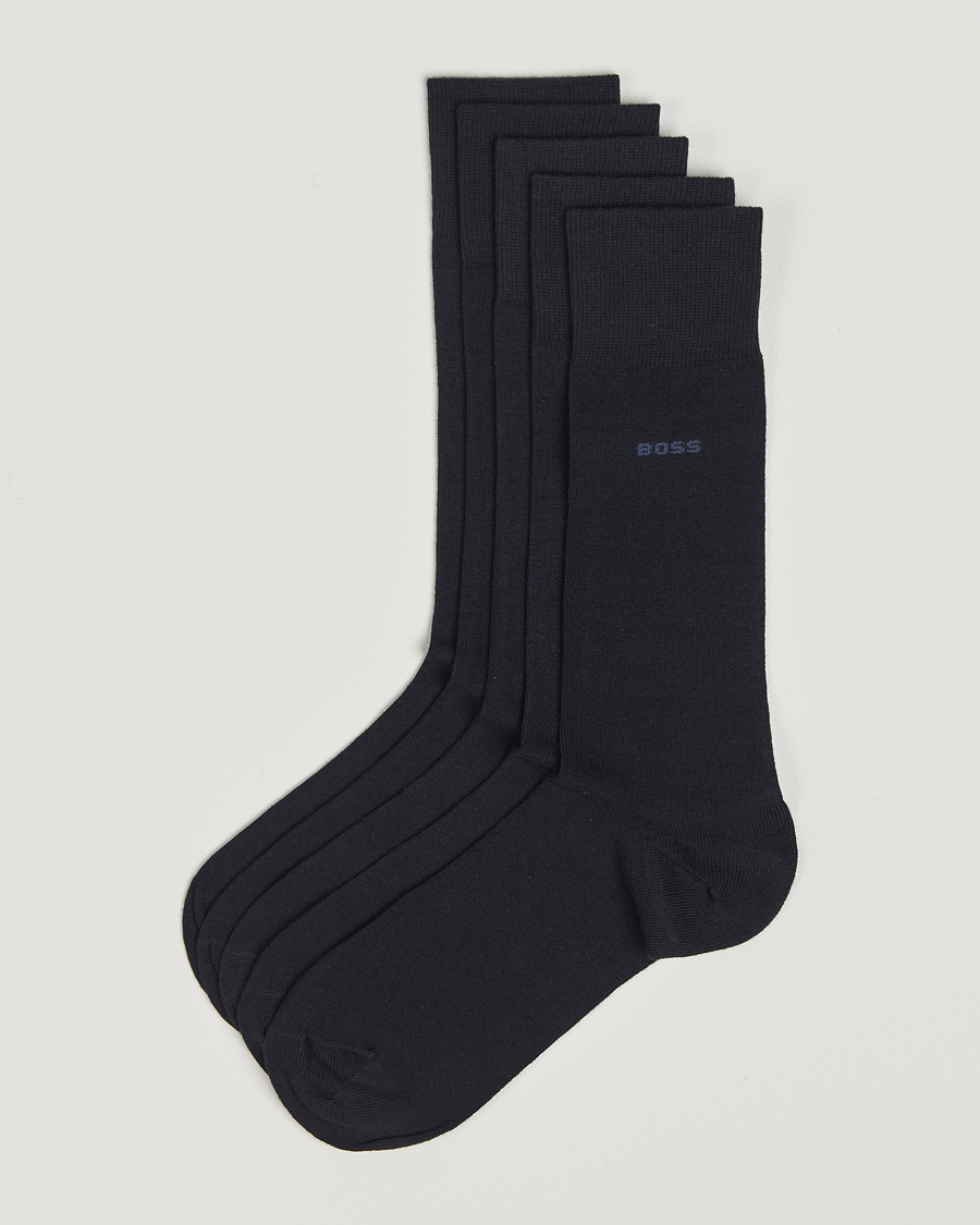 Heren | Ondergoed | BOSS BLACK | 5-Pack RS Uni Socks Dark Blue