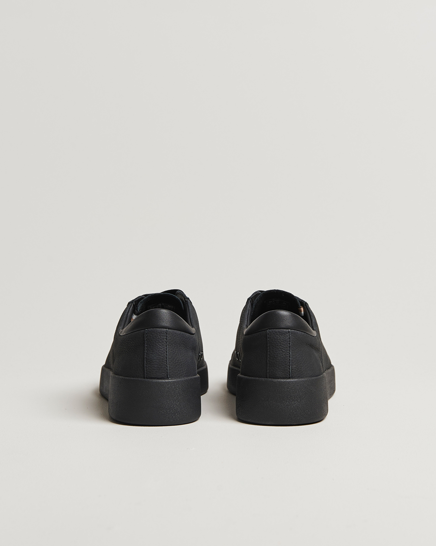 Heren | BOSS BLACK Belwar Leather Sneaker Black | BOSS BLACK | Belwar Leather Sneaker Black