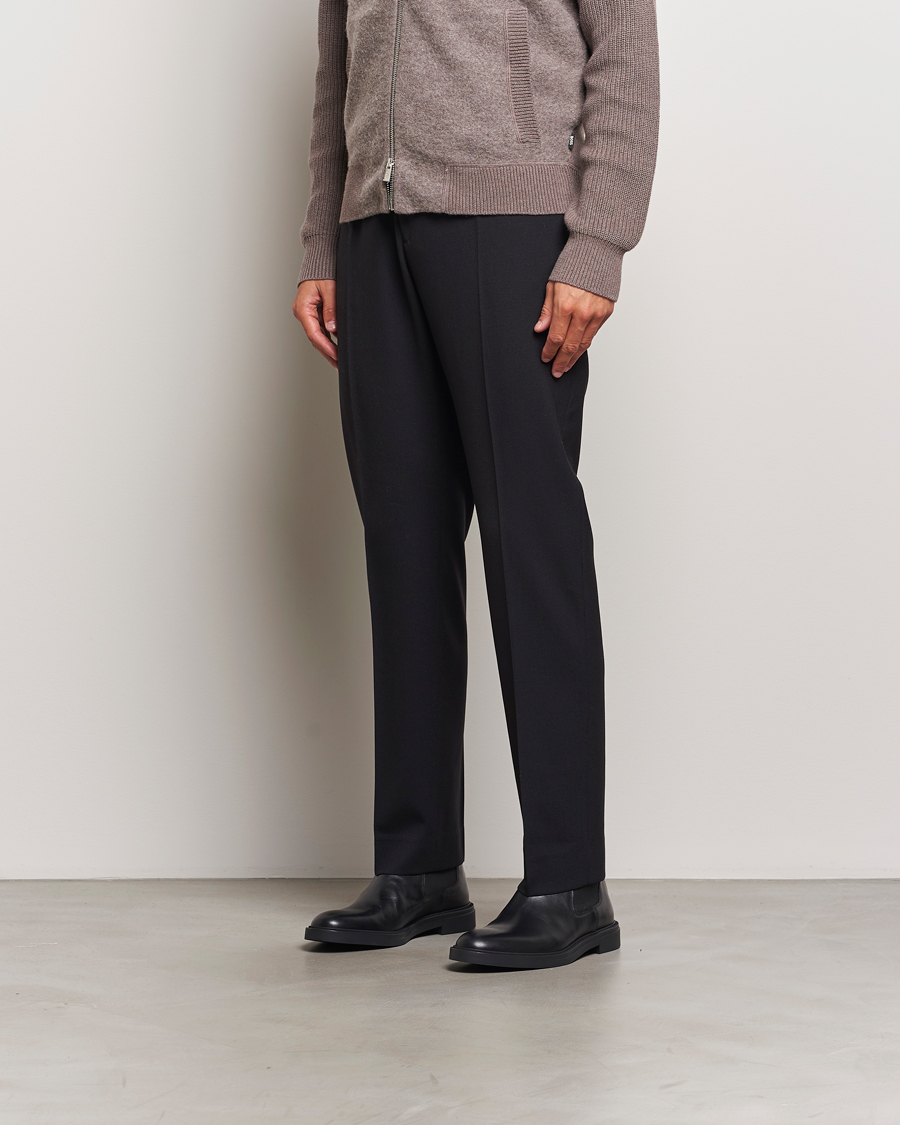 Heren | BOSS BLACK Calev Leather Chelsea Boot Black | BOSS BLACK | Calev Leather Chelsea Boot Black