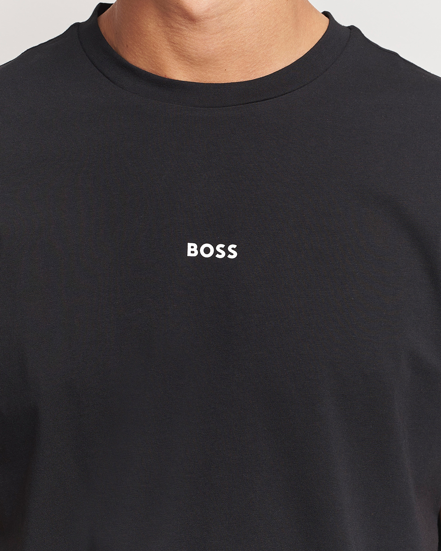 Heren | T-shirts | BOSS ORANGE | Tchup Logo Crew Neck T-Shirt Black