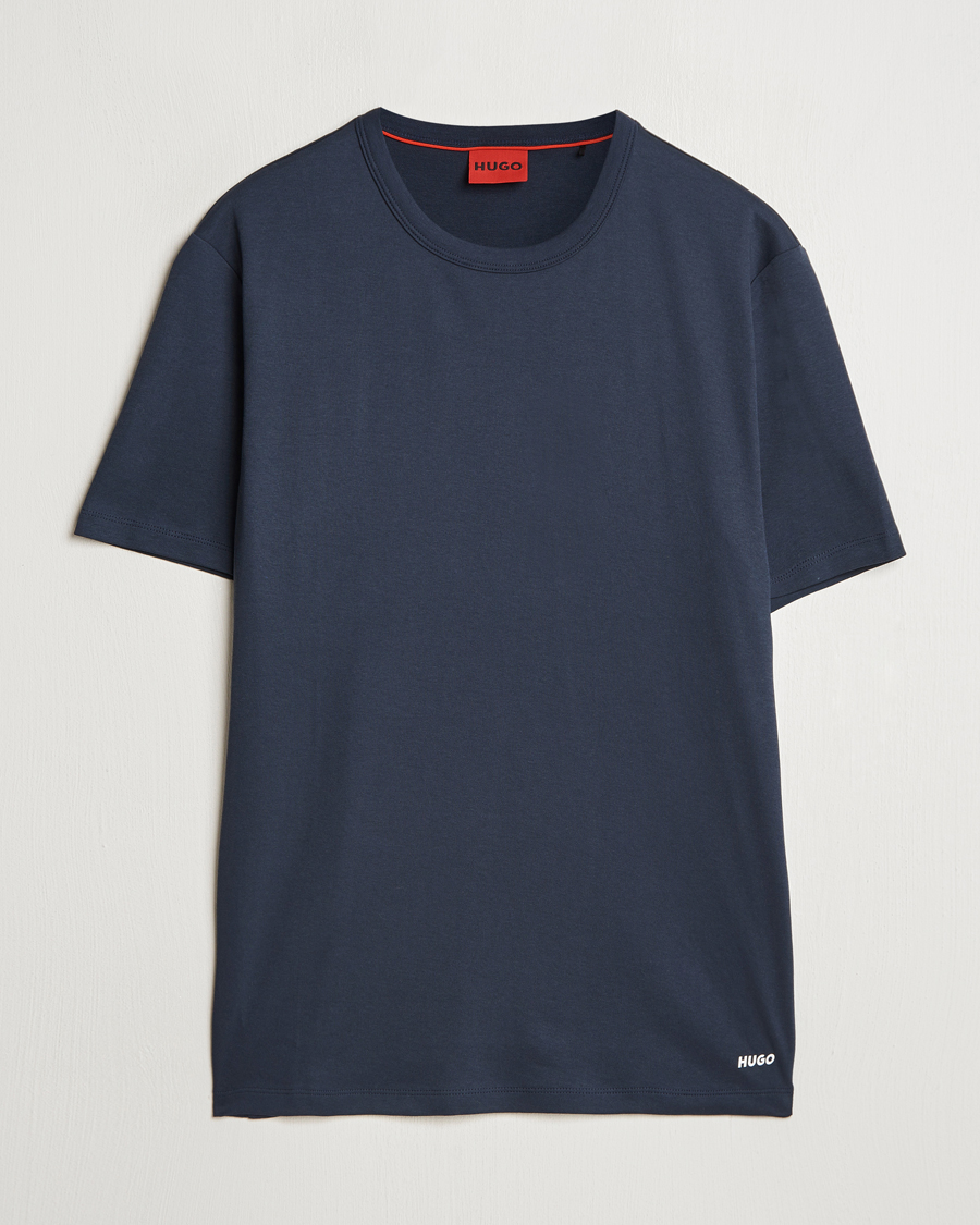 Heren | T-shirts | HUGO | Dozy Crew Neck T-Shirt Dark Blue