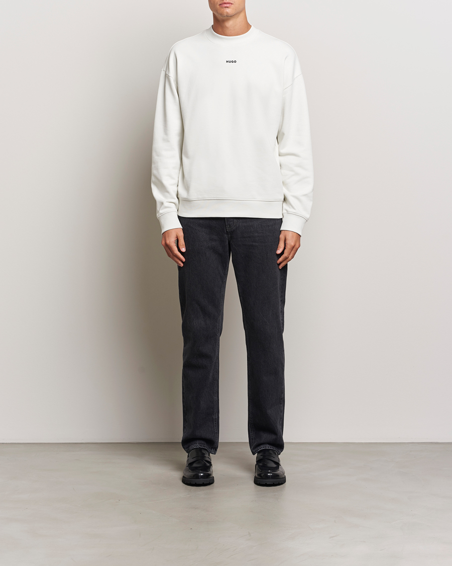 Heren | Truien | HUGO | Dapo Crew Neck Sweatshirt Off White