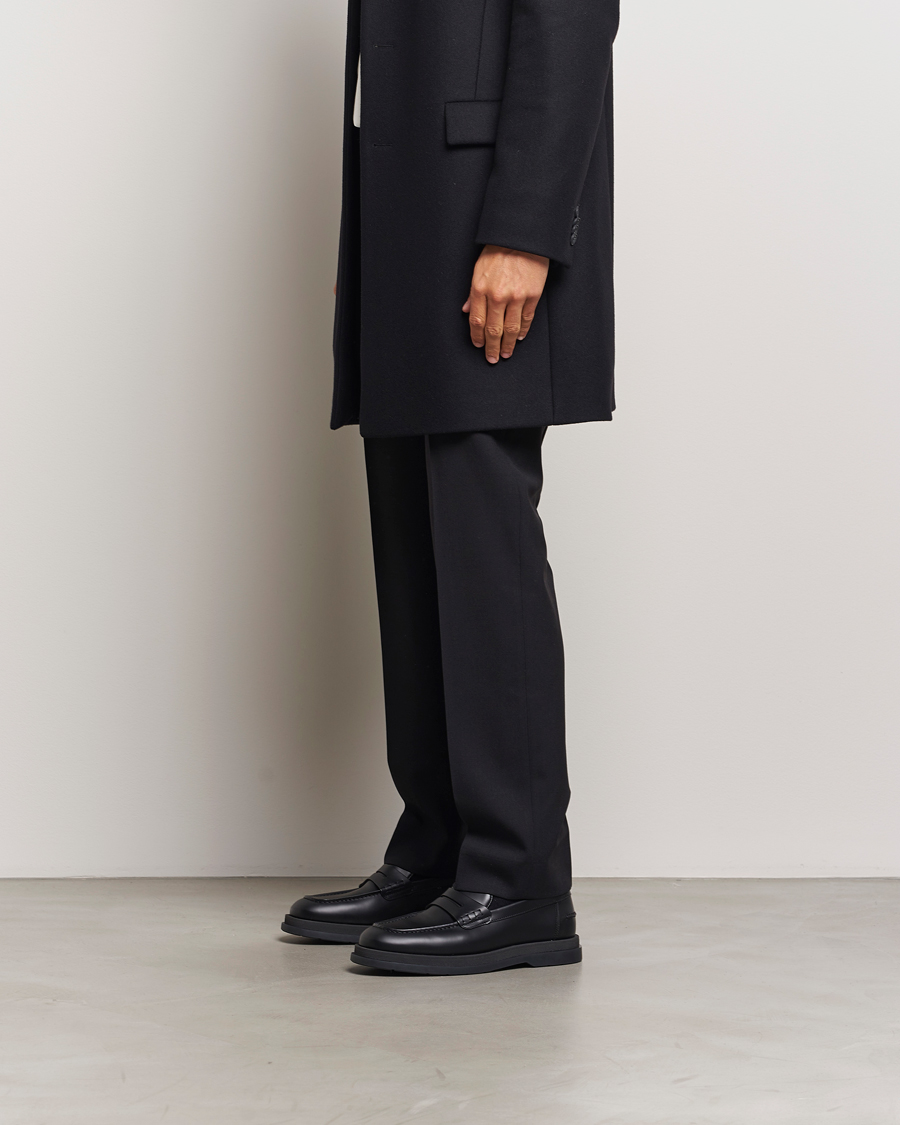 Heren | HUGO Chaol Leather Loafer Black | HUGO | Chaol Leather Loafer Black