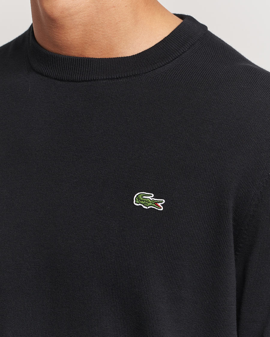 Heren | Truien | Lacoste | Cotton Knitted Sweater Black