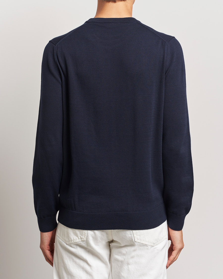 Heren | Truien | Lacoste | Cotton Knitted Sweater Navy Blue