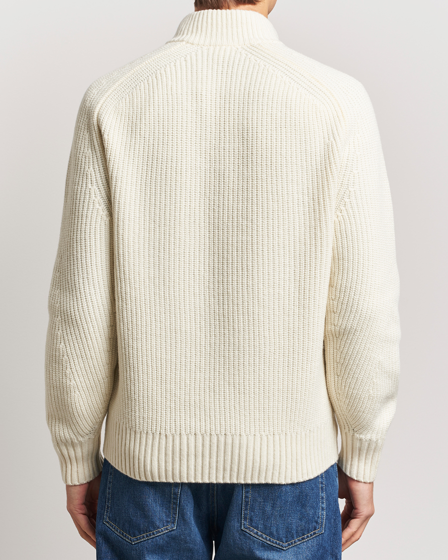 Heren | Truien | Lacoste | Heavy Knitted Wool Half Zip Lapland