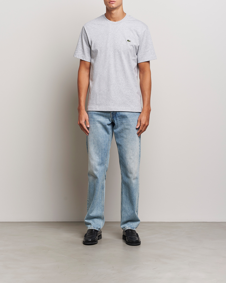 Heren | T-shirts | Lacoste | Crew Neck T-Shirt Silver Chine