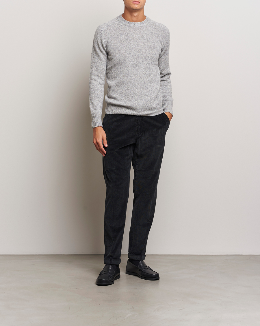 Homme | Pantalons | Briglia 1949 | Easy Fit Corduroy Trousers Black
