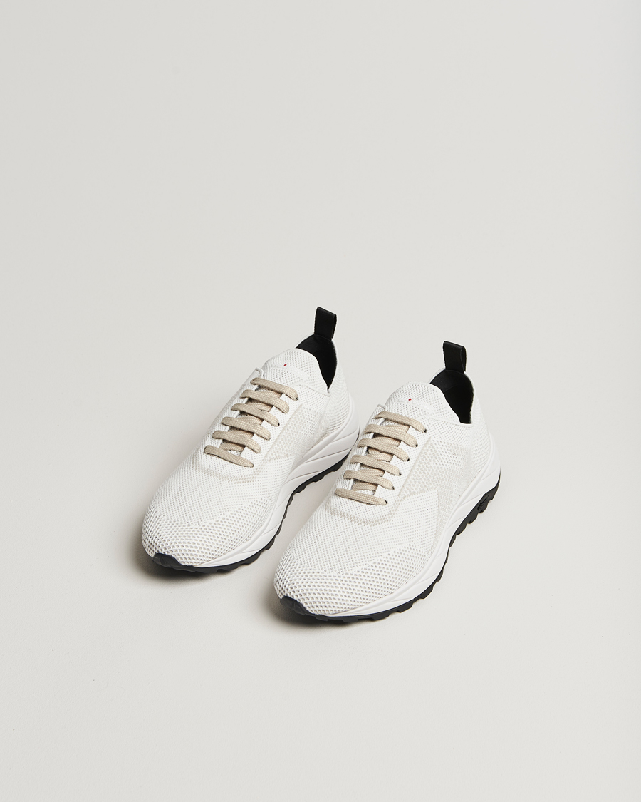 Homme | Kiton Running Sneakers White | Kiton | Running Sneakers White