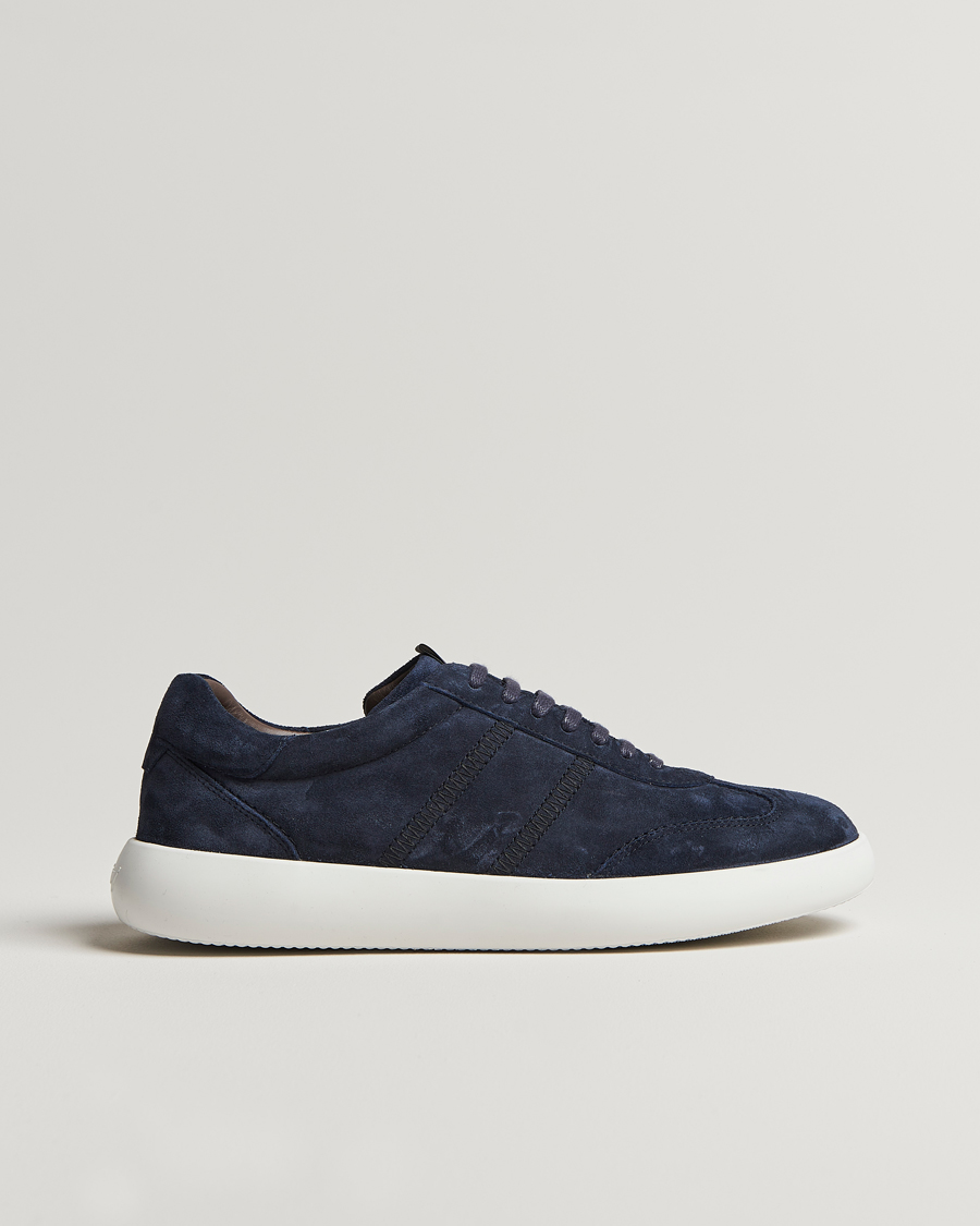 Heren | Brioni Cassetta Sneakers Navy Suede | Brioni | Cassetta Sneakers Navy Suede