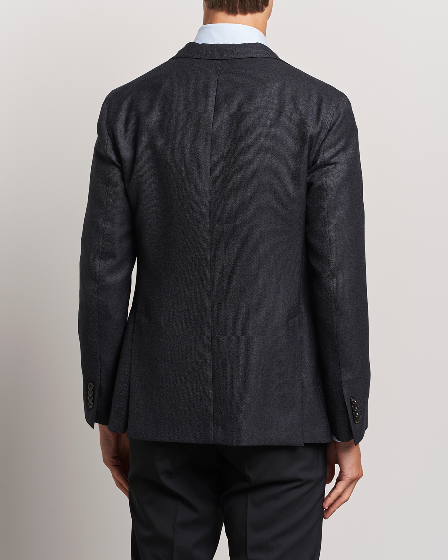 Homme | Blazers | Boglioli | K Jacket Wool Hopsack Blazer Charcoal