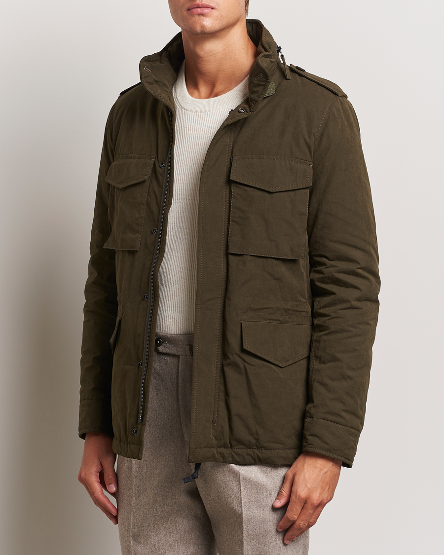 Homme | Manteaux Et Vestes | Aspesi | Cotton Field Jacket Military