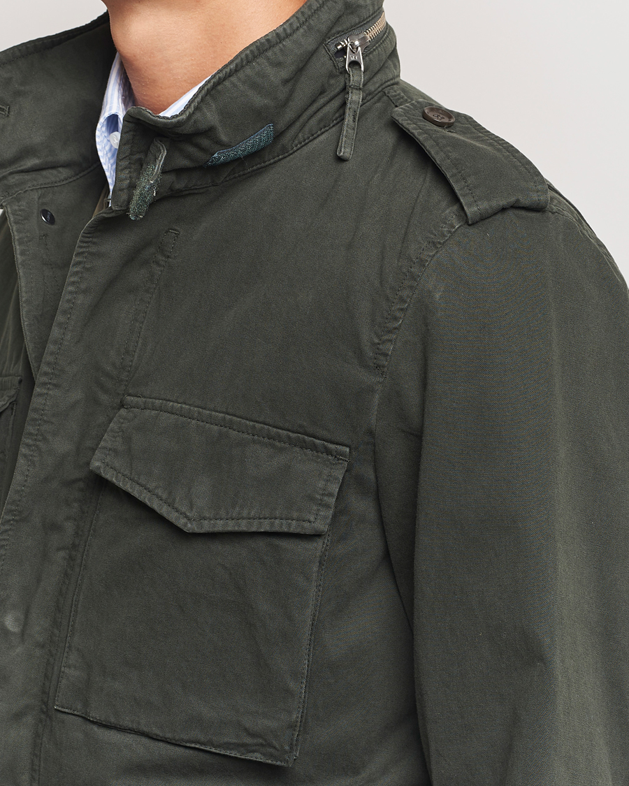 Heren | Jassen | Aspesi | Lined Cotton Field Jacket Military