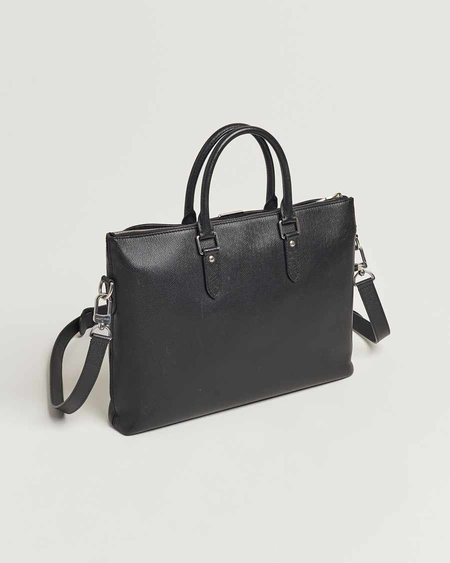 Homme | Louis Vuitton Pre-Owned Anton Brief Taiga Noir Silver | Louis Vuitton Pre-Owned | Anton Brief Taiga Noir Silver