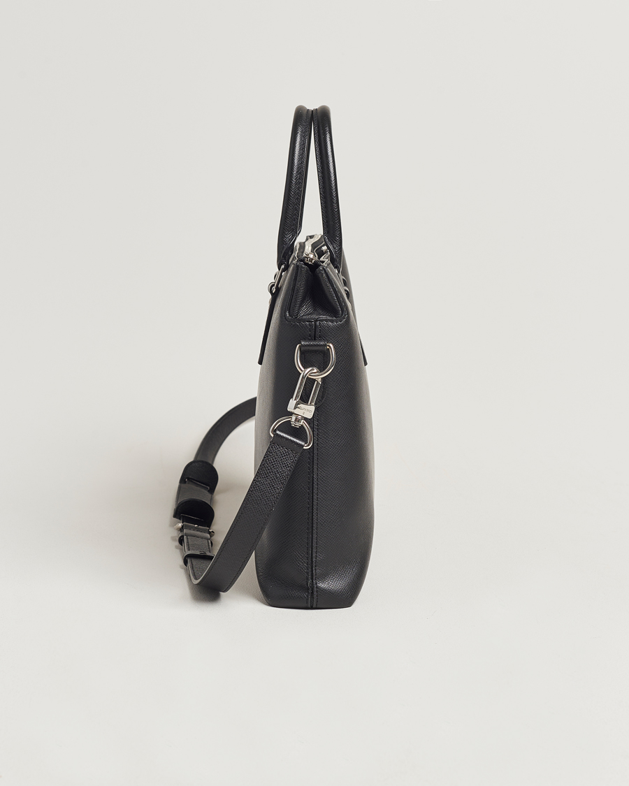 Homme | Louis Vuitton Pre-Owned Anton Brief Taiga Noir Silver | Louis Vuitton Pre-Owned | Anton Brief Taiga Noir Silver