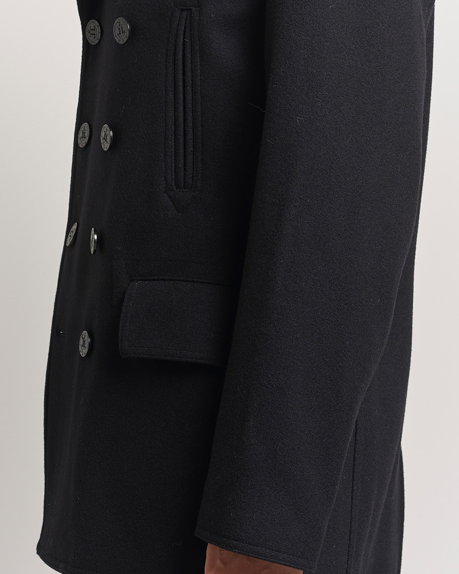 Homme | Manteaux Et Vestes | Gloverall | Churchill Reefer Peacoat Black