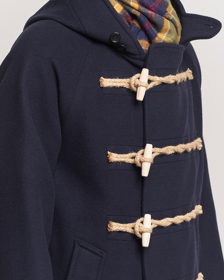 Heren | Jassen | Gloverall | Huxley Duffle Coat Navy