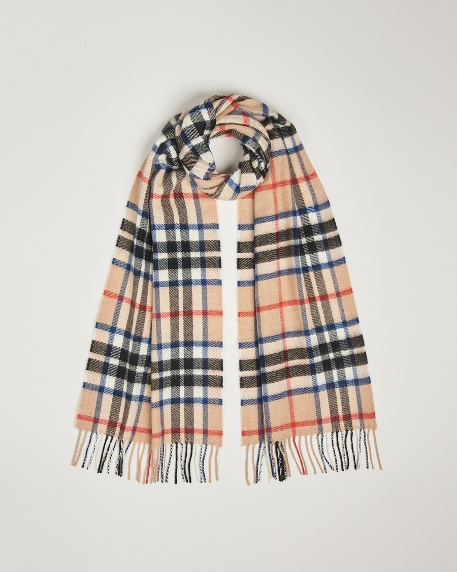 Homme | Écharpes | Gloverall | Lambswool Scarf Camel Check