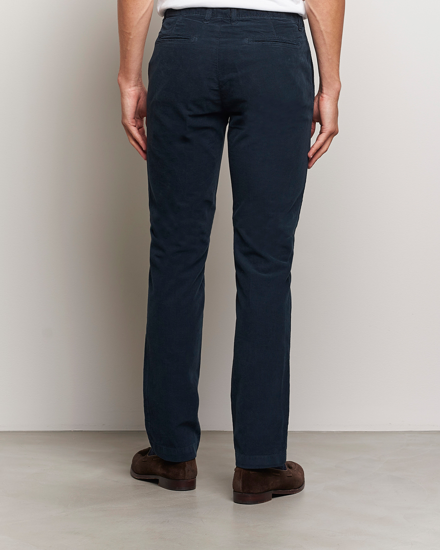 Heren | Broeken | Massimo Alba | Baby Corduroy Trousers Navy