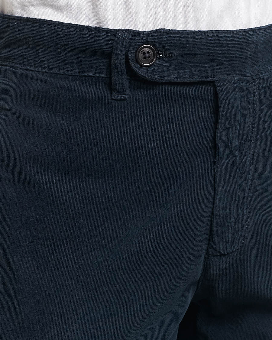 Heren | Broeken | Massimo Alba | Baby Corduroy Trousers Navy