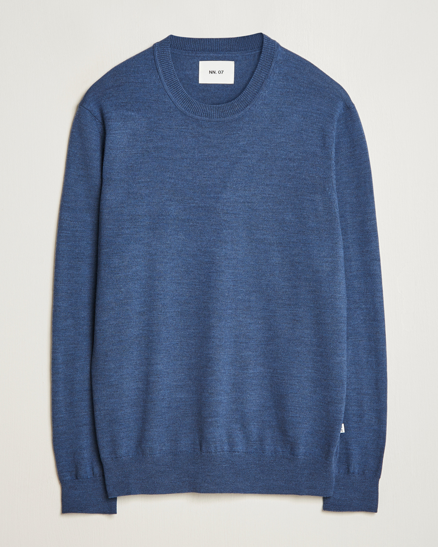 Homme | Pulls Et Tricots | NN07 | Ted Merino Crew Neck Pullover Bering Sea