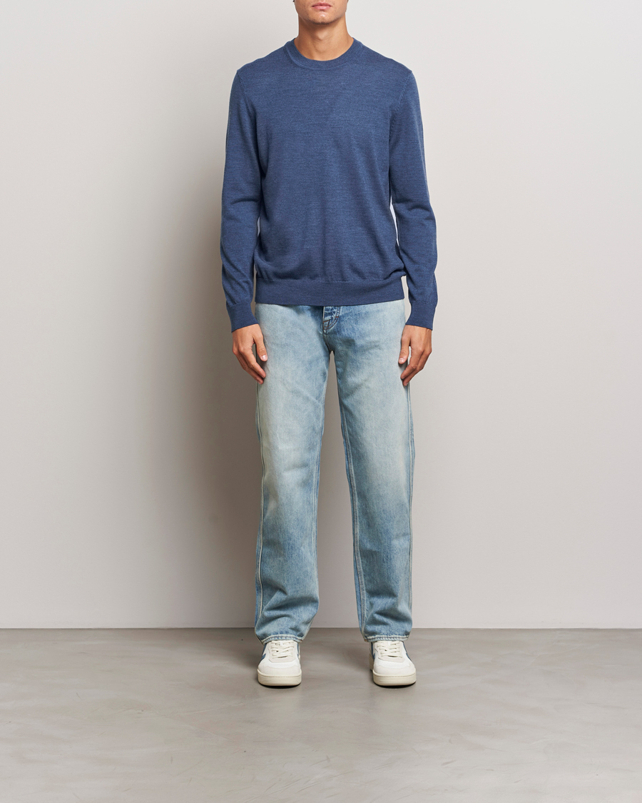 Homme | Pulls Et Tricots | NN07 | Ted Merino Crew Neck Pullover Bering Sea