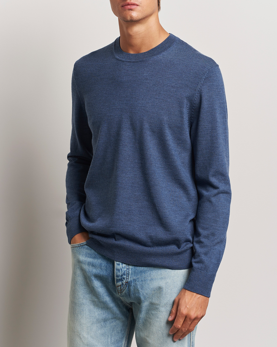 Homme | Pulls Et Tricots | NN07 | Ted Merino Crew Neck Pullover Bering Sea