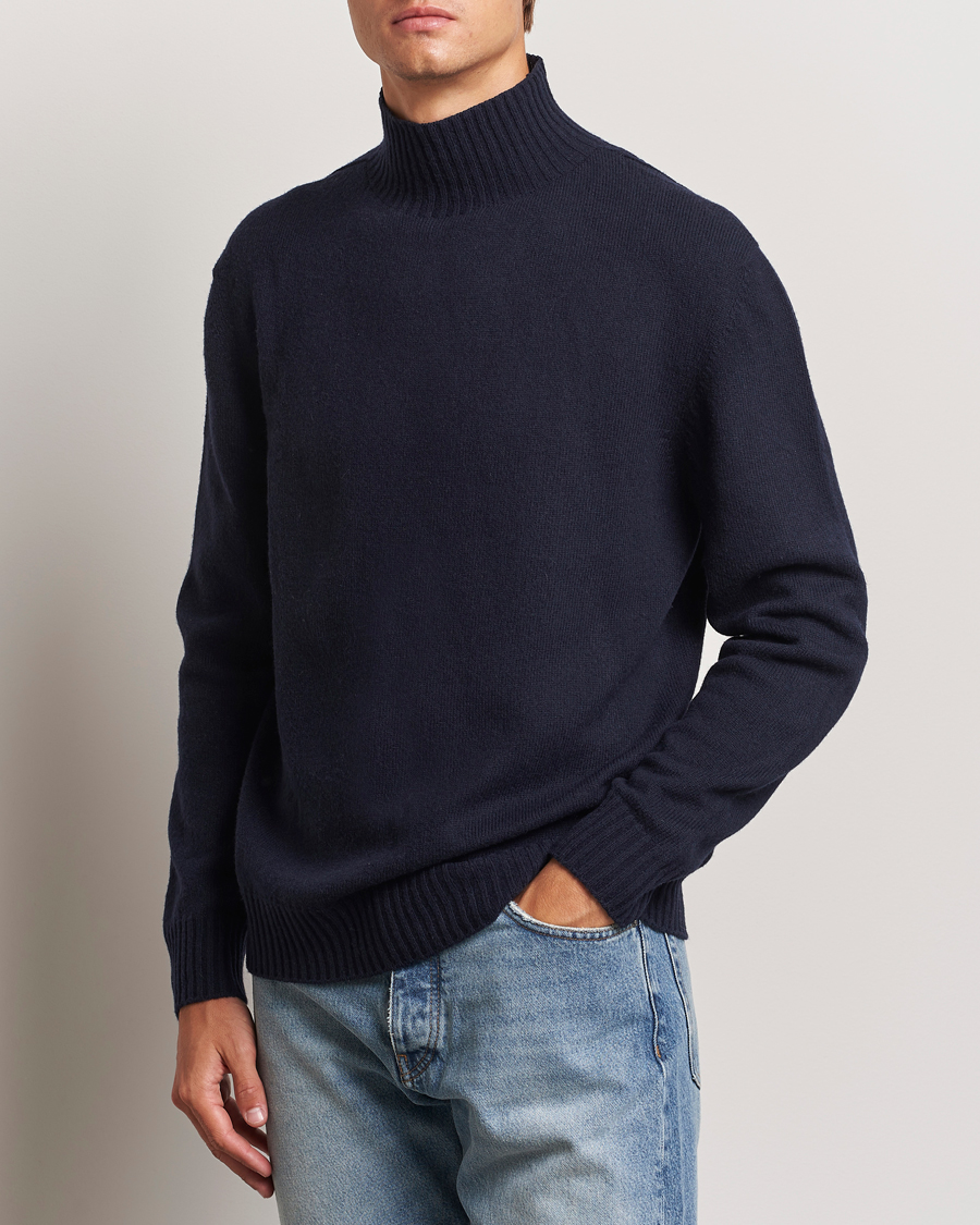 Homme | Pulls Et Tricots | NN07 | Clark Wool Knitted Polo Navy Blue