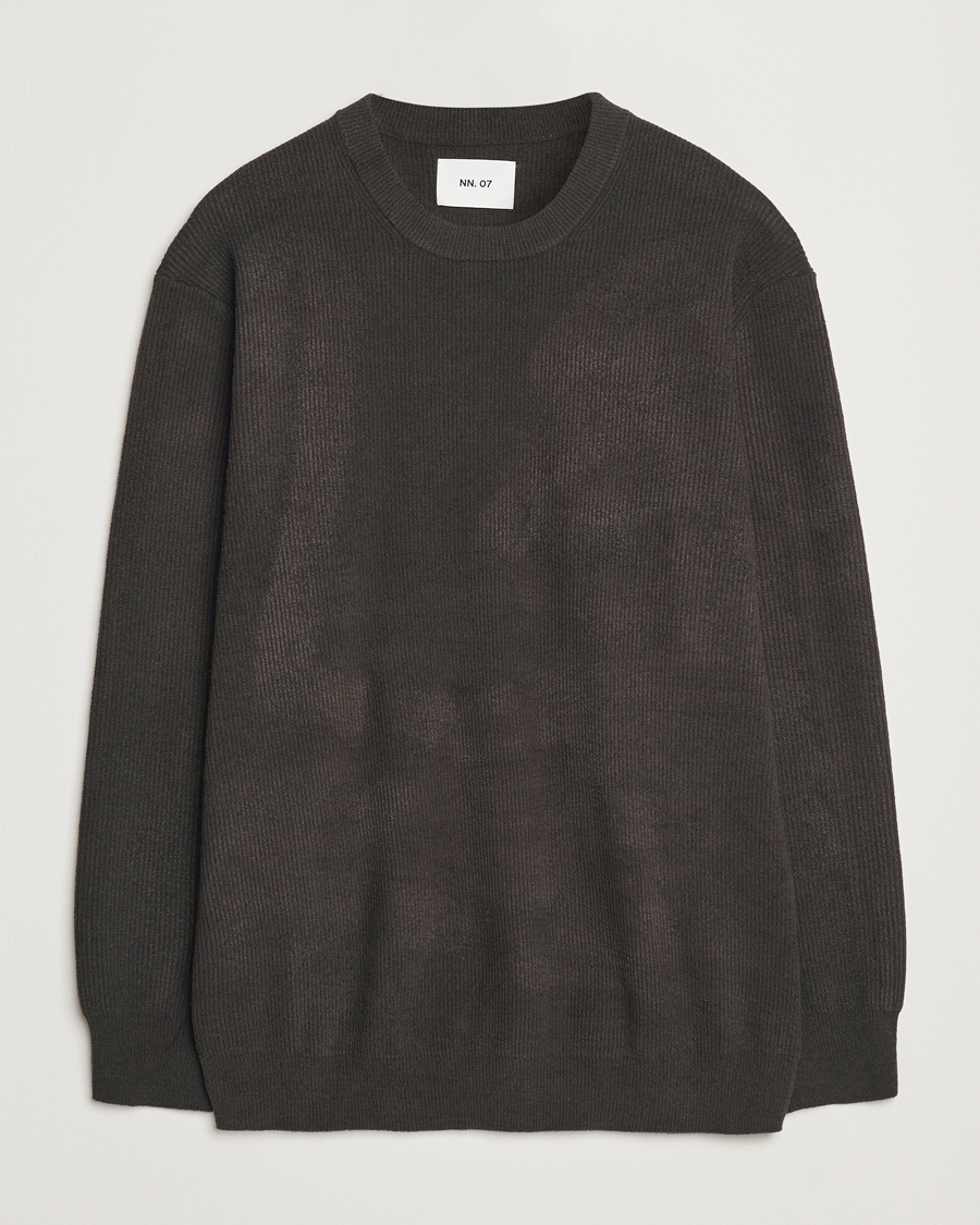 Heren | Truien | NN07 | Danny Knitted Sweater Dark Army