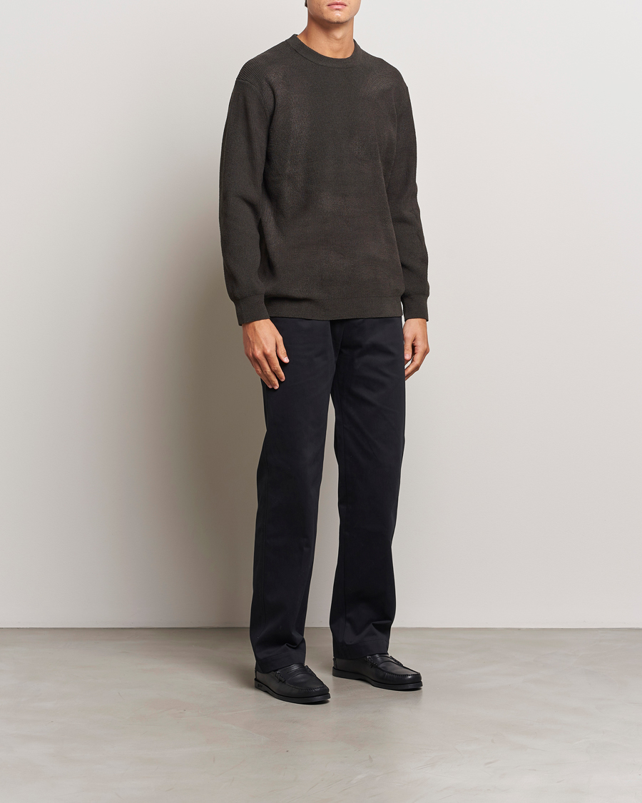 Heren | Truien | NN07 | Danny Knitted Sweater Dark Army