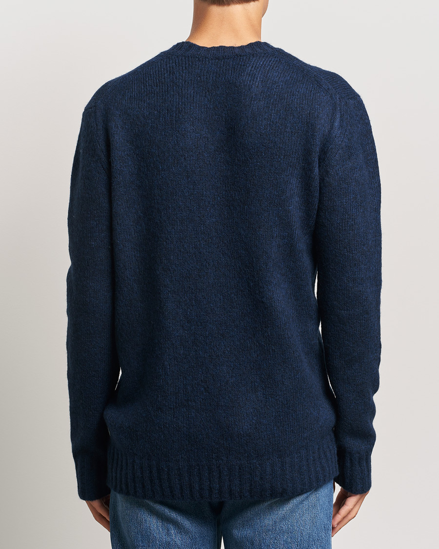 Homme | Pulls Et Tricots | NN07 | Lee Brushed Wool Crew Neck Navy Blue