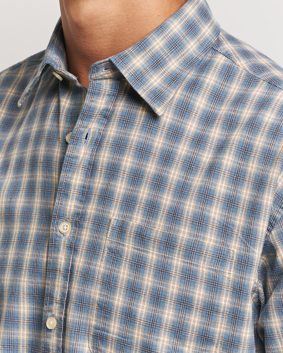 Homme | Chemises | NN07 | Deon Flannel Shirt Blue Multi