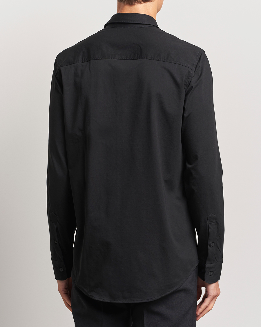Heren | Overhemden | NN07 | Elian Mercerized Cotton Shirt Black