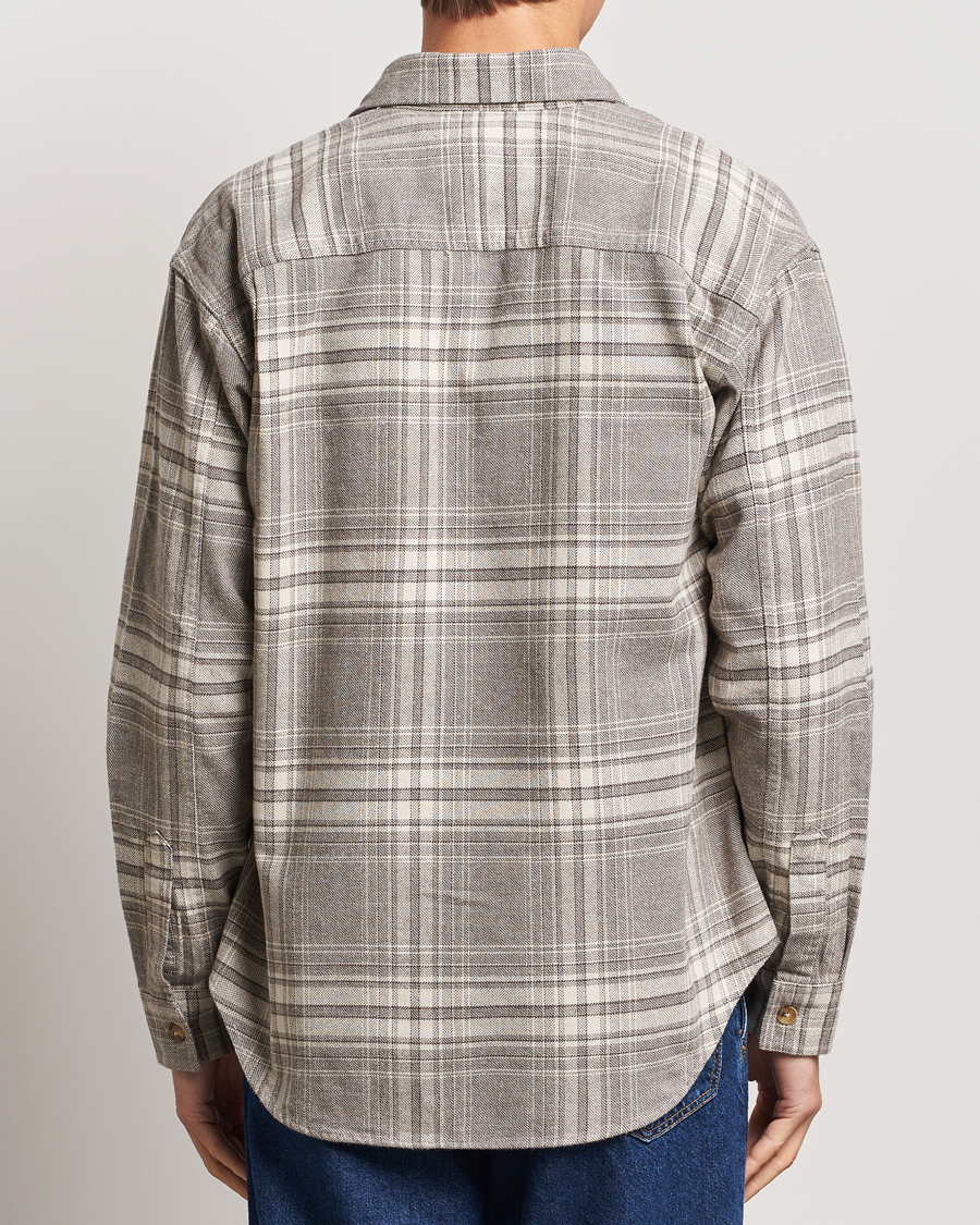 Homme | Chemises | NN07 | Adwin Checked Flannel Overshirt Grey/White