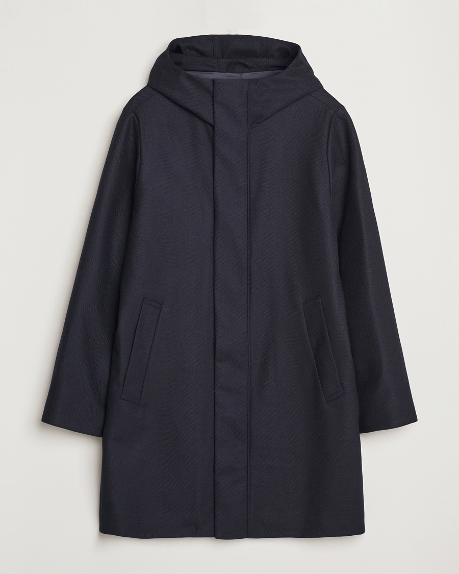 Homme | Manteaux Et Vestes | NN07 | Knox Hooded Coat Navy Blue