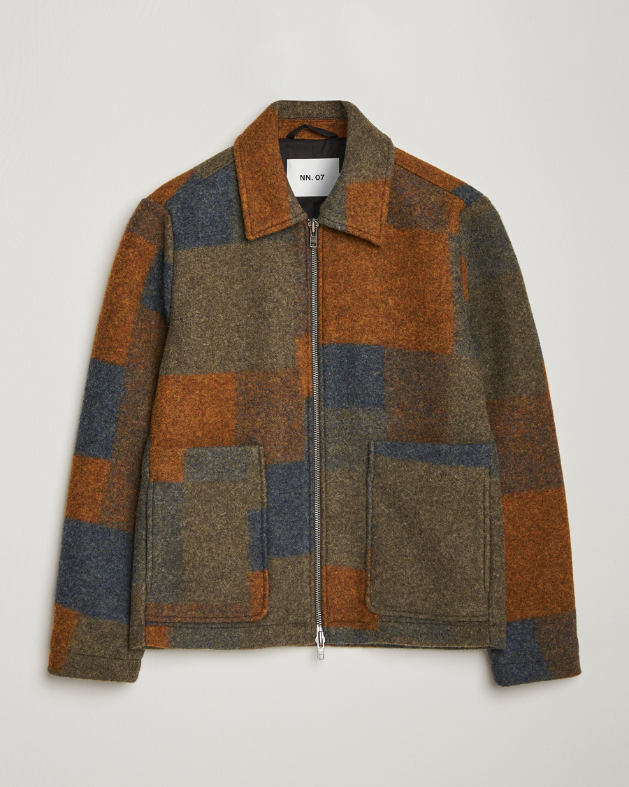 Homme | Manteaux Et Vestes | NN07 | Gael Wool Checked Jacket Multi