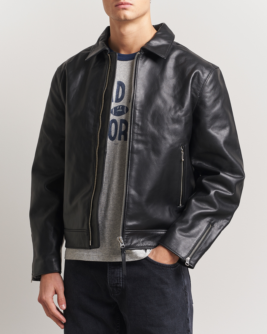 Heren | Jassen | Nudie Jeans | Eddy Rider Leather Jacket Black