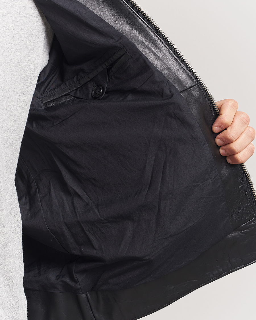 Heren | Jassen | Nudie Jeans | Eddy Rider Leather Jacket Black