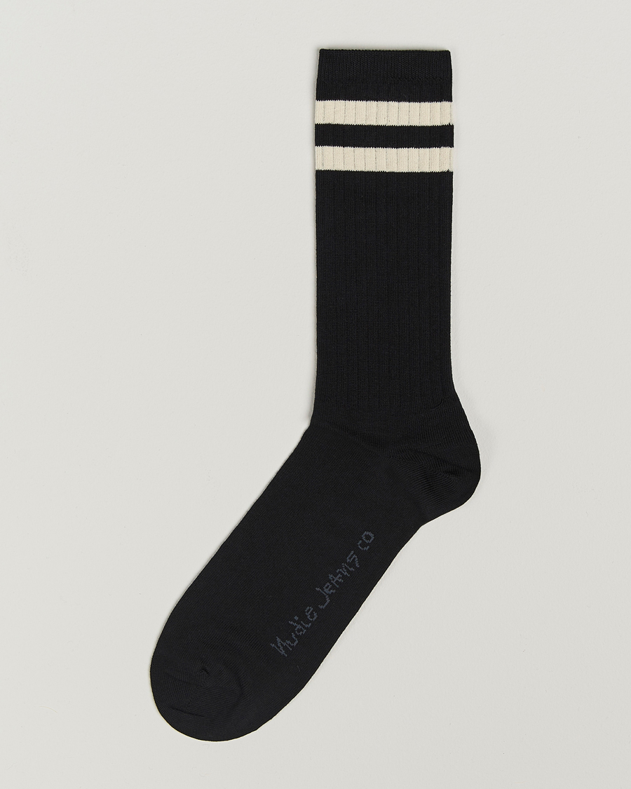 Homme | Sous-Vêtements Et Chaussettes | Nudie Jeans | Amundsson Tennis Socks Black/White