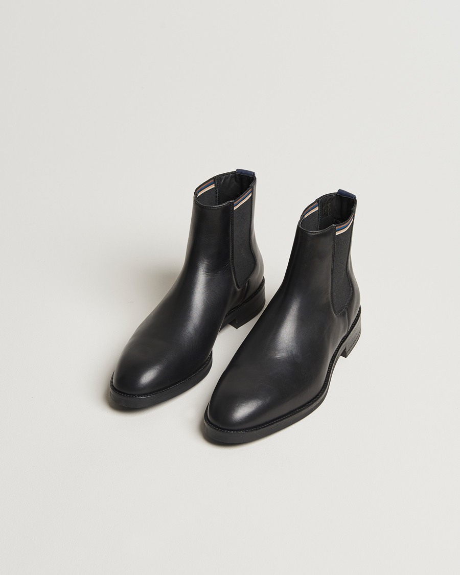 Heren | Paul Smith Lansing Leather Chelsea Boot Black | Paul Smith | Lansing Leather Chelsea Boot Black