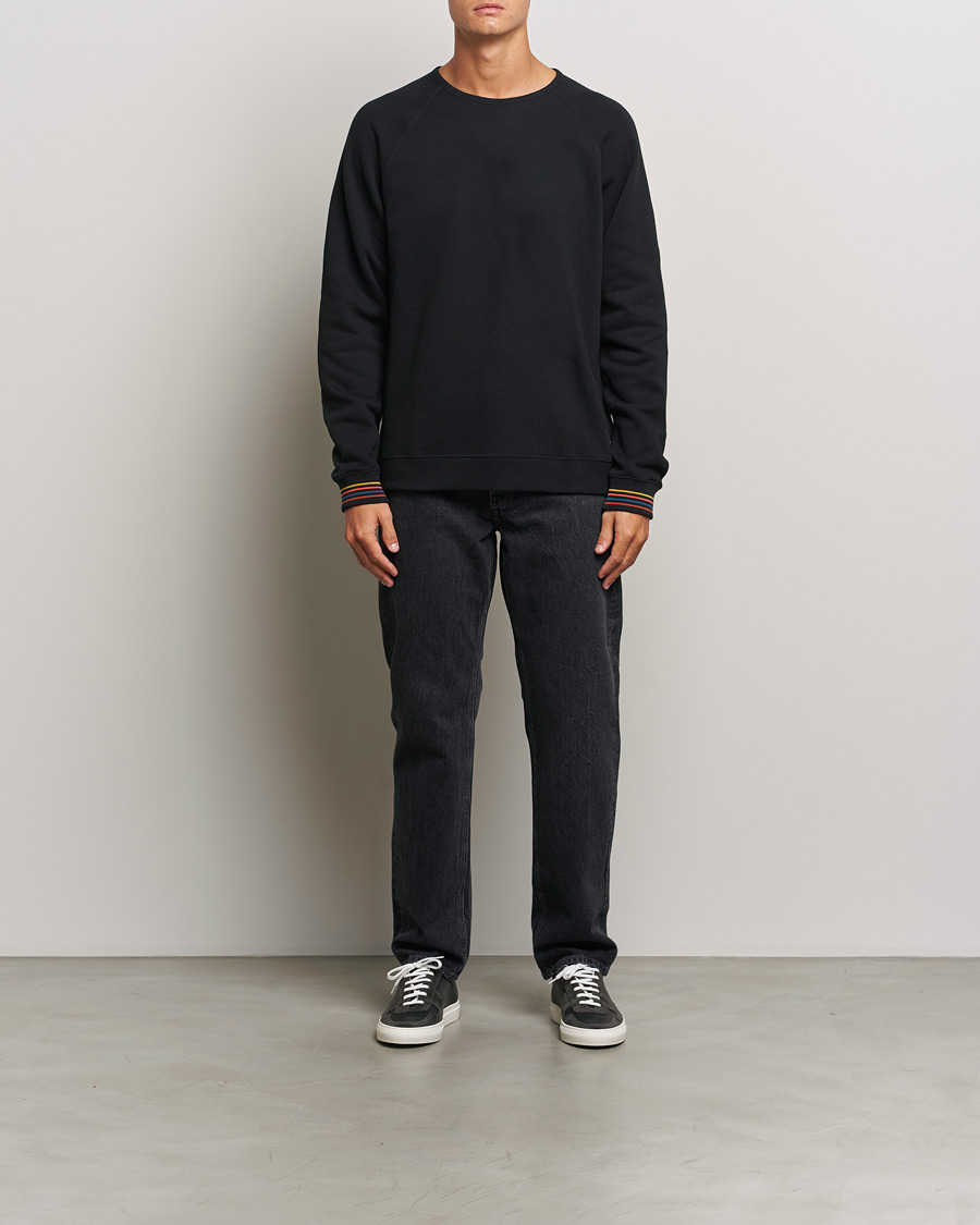 Homme | Pulls Et Tricots | Paul Smith | Artist Rib Crew Neck Sweatshirt Black