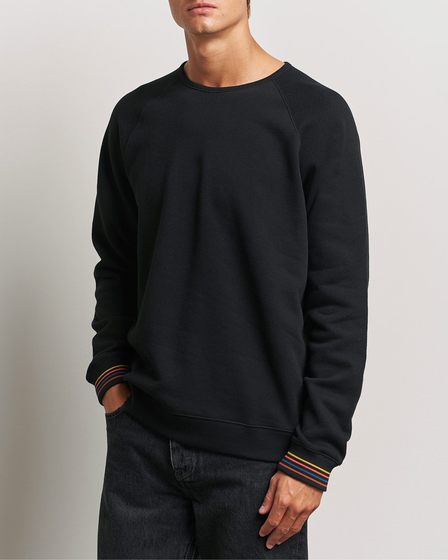 Homme | Pulls Et Tricots | Paul Smith | Artist Rib Crew Neck Sweatshirt Black