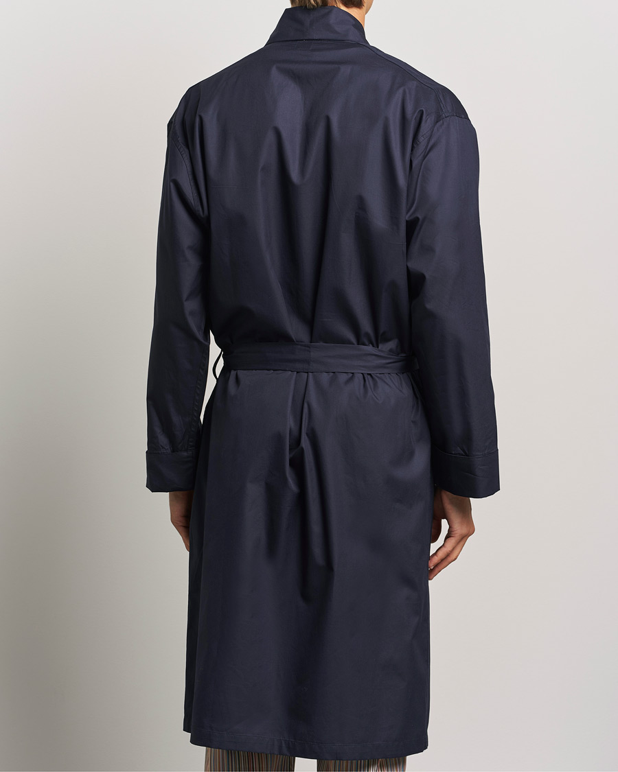 Heren | Pyjama's en gewaden | Paul Smith | Stripe Cotton Gown Navy