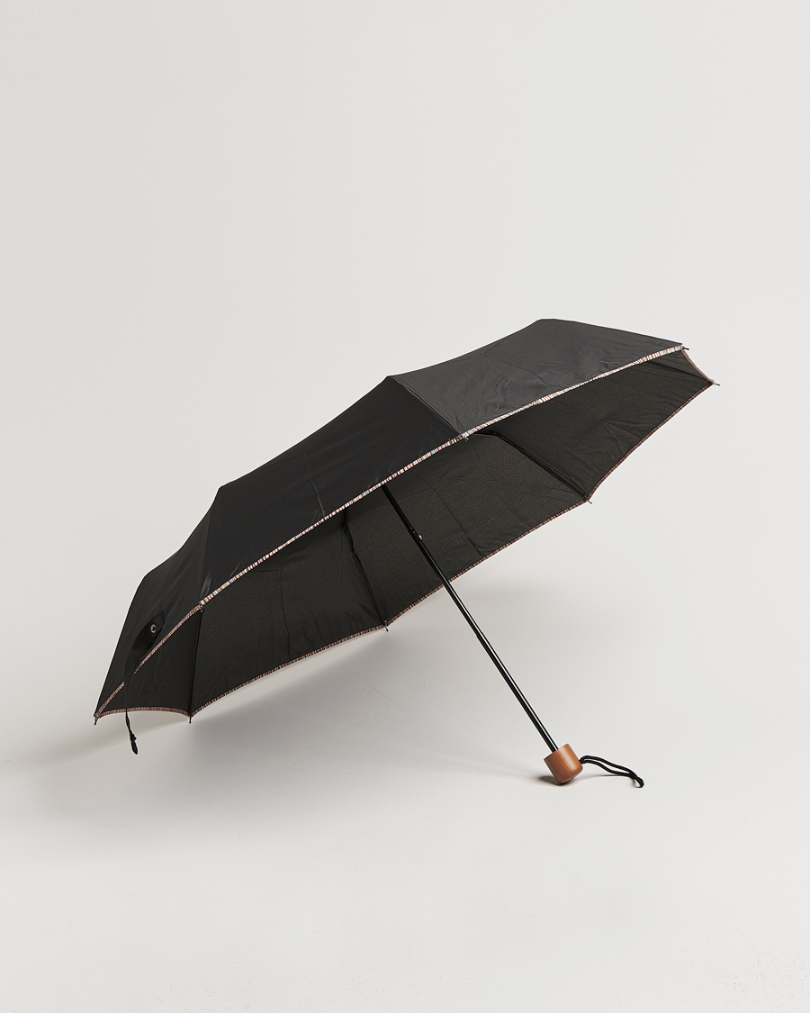 Heren | Paraplu's | Paul Smith | Telescopic Umbrella Black