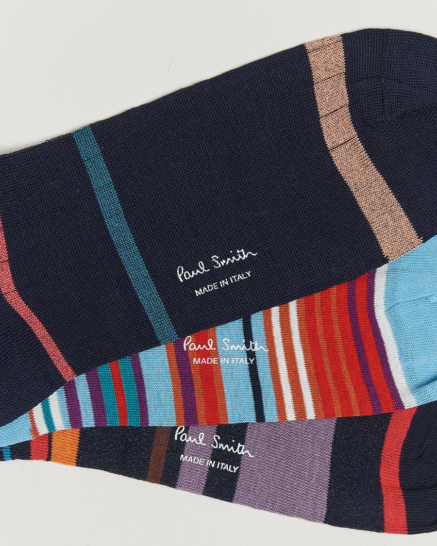 Homme | Sous-Vêtements Et Chaussettes | Paul Smith | 3-Pack Striped Socks Multi