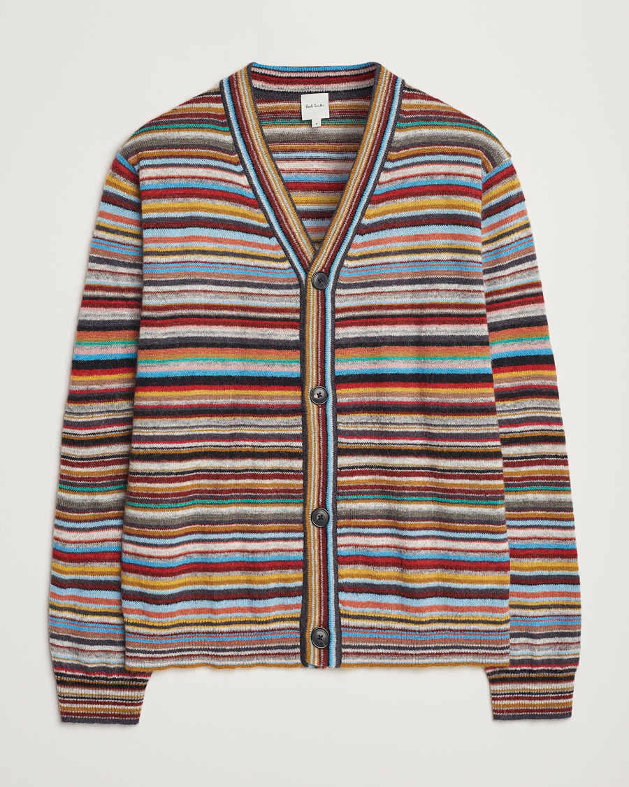 Heren | Truien | Paul Smith | Striped Wool Cardigan Multi