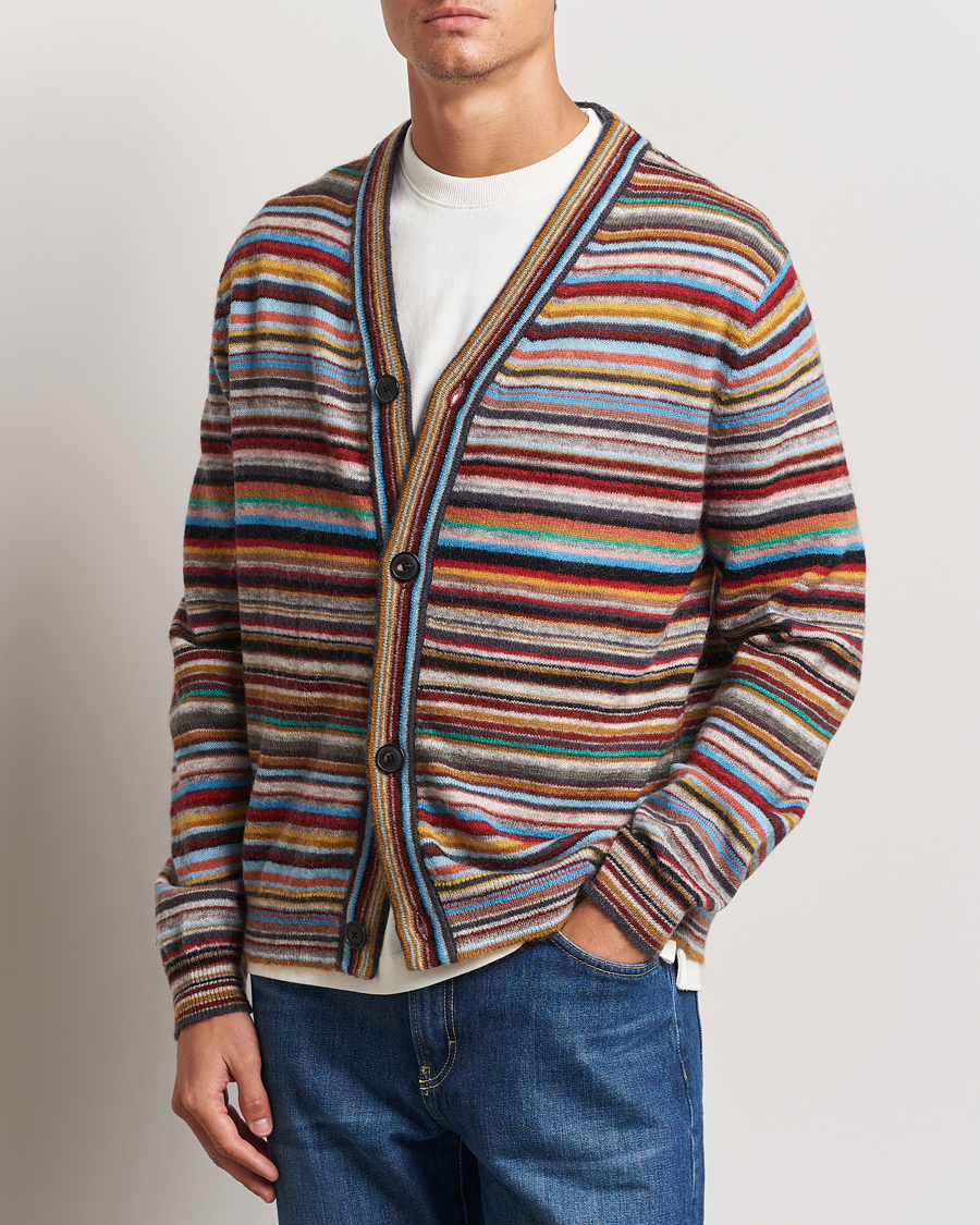 Heren | Truien | Paul Smith | Striped Wool Cardigan Multi
