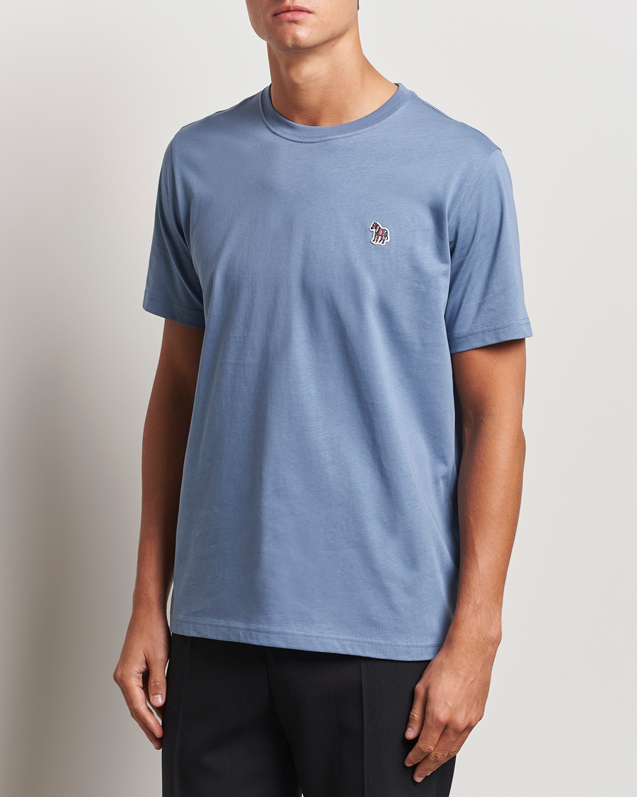 Heren | T-shirts | PS Paul Smith | Organic Cotton Zebra T-Shirt Blue