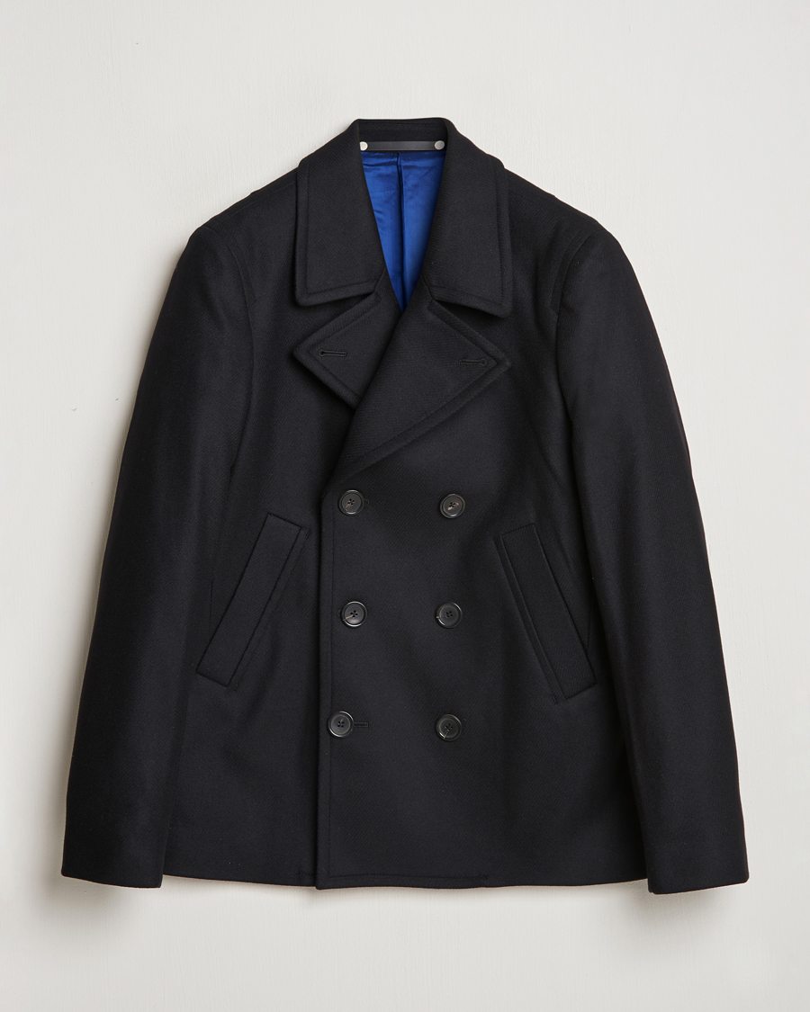 Heren | Jassen | PS Paul Smith | Wool Peacoat Black